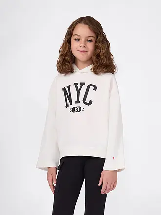 CHAMPION | Produktname: Suéter para niña
Marke: CHAMPION
Farbe: negro
Kategorien: Moda, Niños, Niñas
Ärmellänge: Manga larga
Material: Felpa, Algodón, Poliéster / Poliamida
Kragenform: Capucha
Musterung: Texto
Passform (Oberbekleidung): Regular
Stil: Moda j | creme